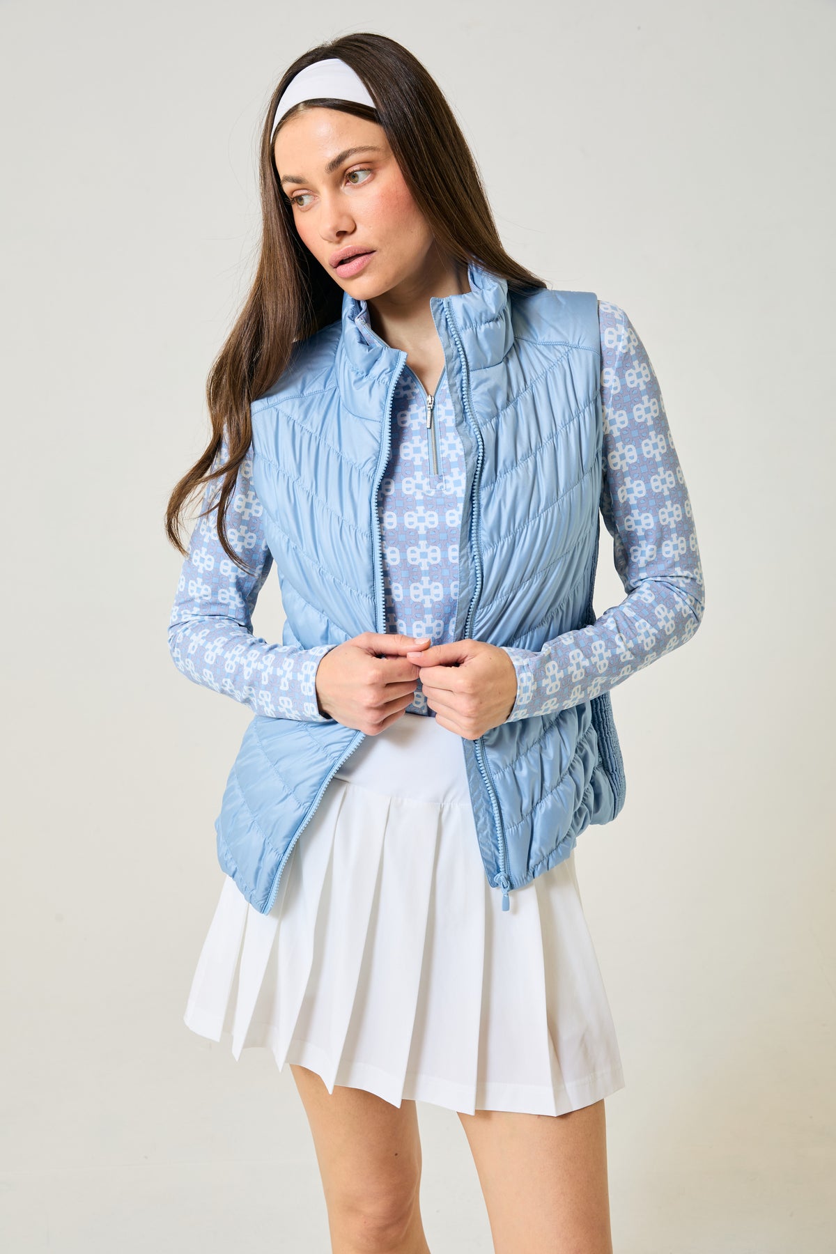 Heritage Vest in Polar Blue — GGBlue