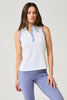 Ace Sleeveless - White / Crystal Blue