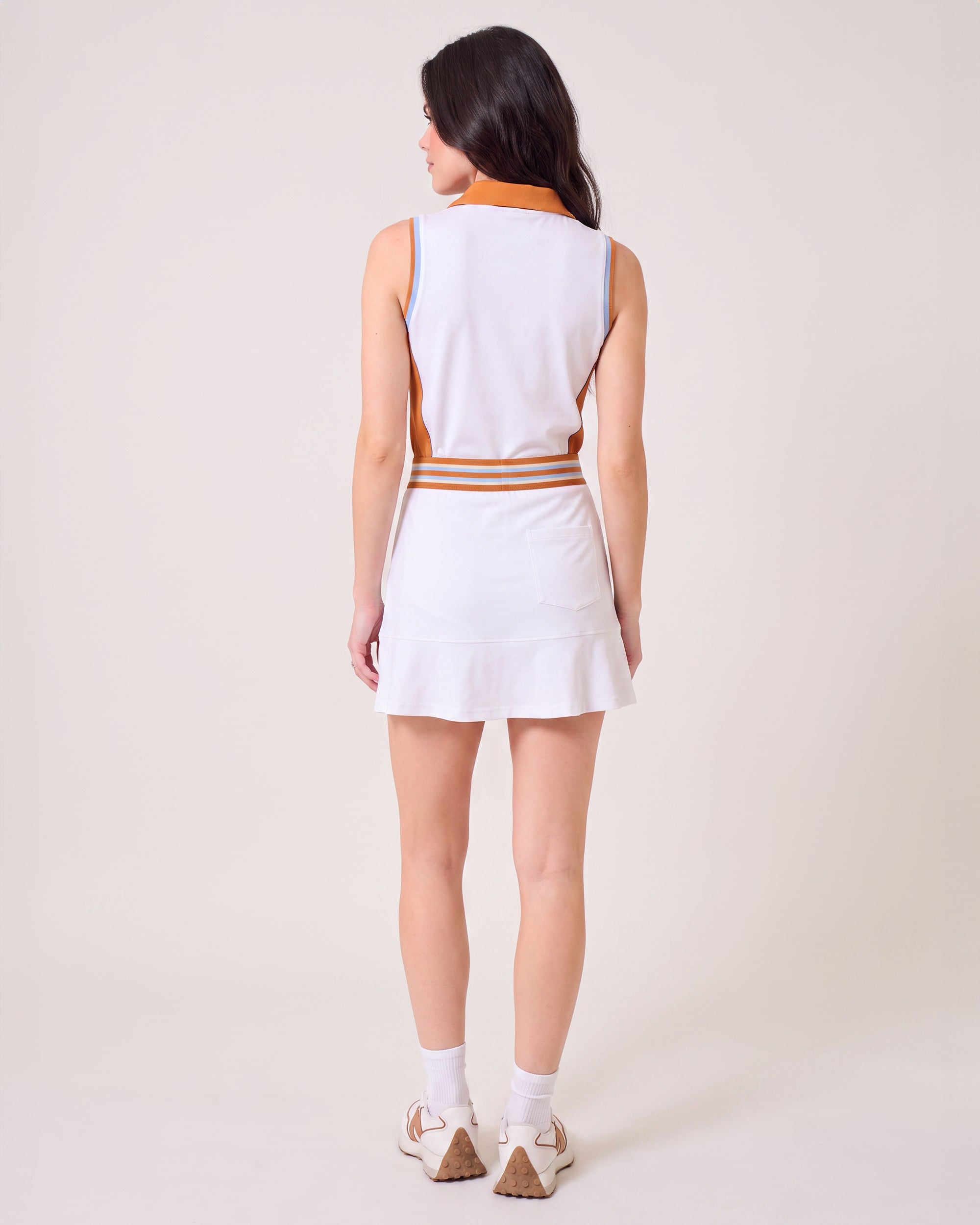 Jamie Sleeveless - White/Copper