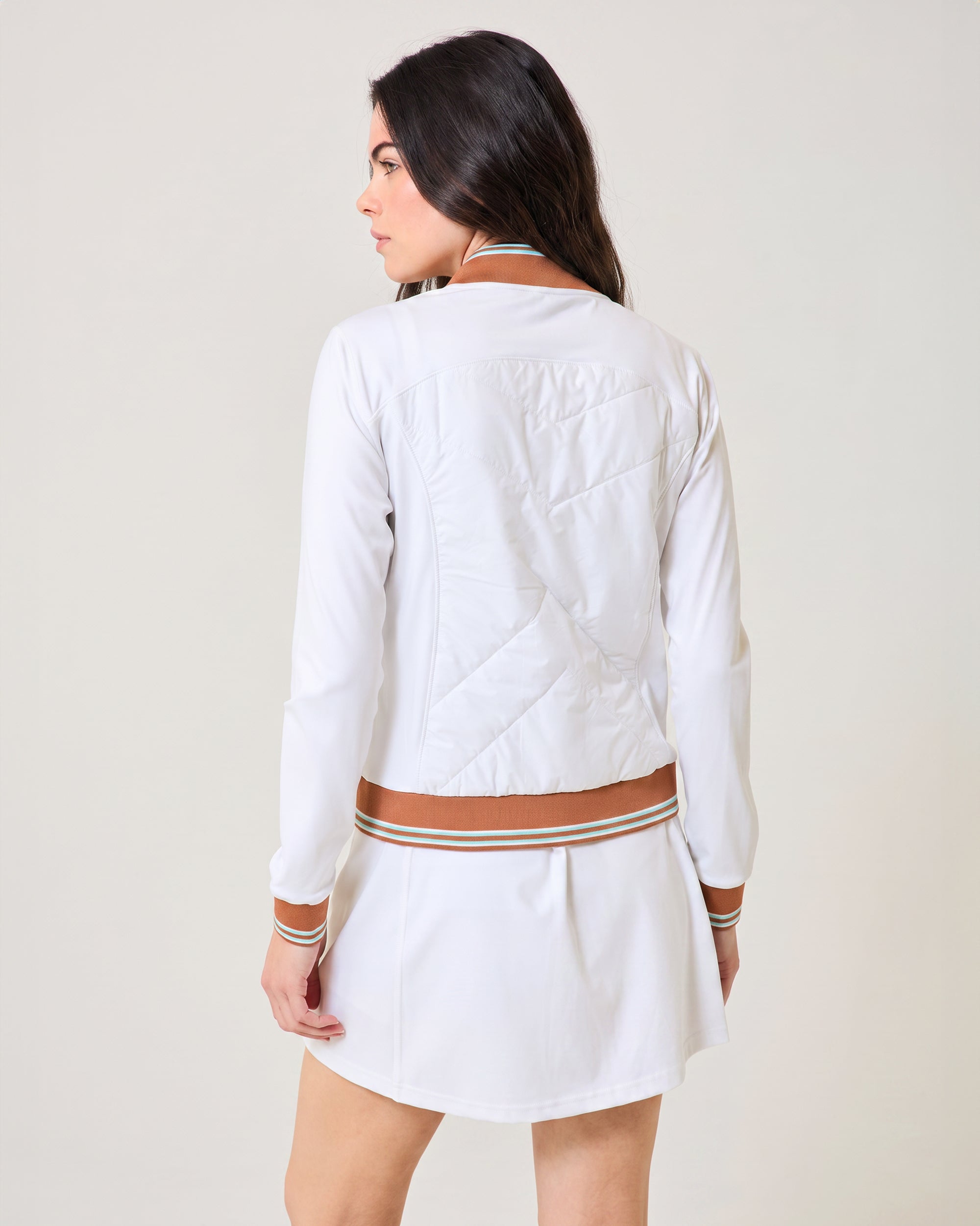 Active Skort - White/Copper