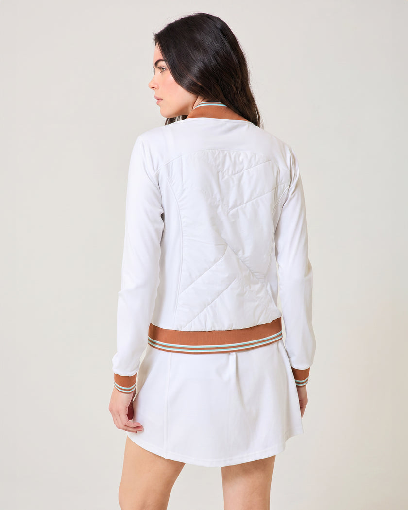 Active Skort - White/Copper