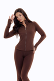 Active Jacket - Cocoa