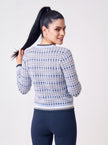 Houndstooth Sweater White/Grey Soft Chalet — shop back
