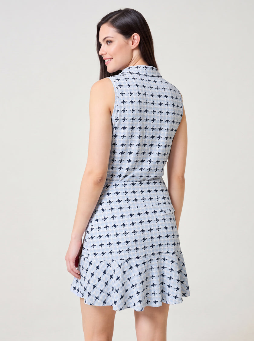 Flare Ice Skort Plaid Soft Chalet — shop back