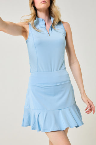 Motion Sleeveless Tank - Polar Blue