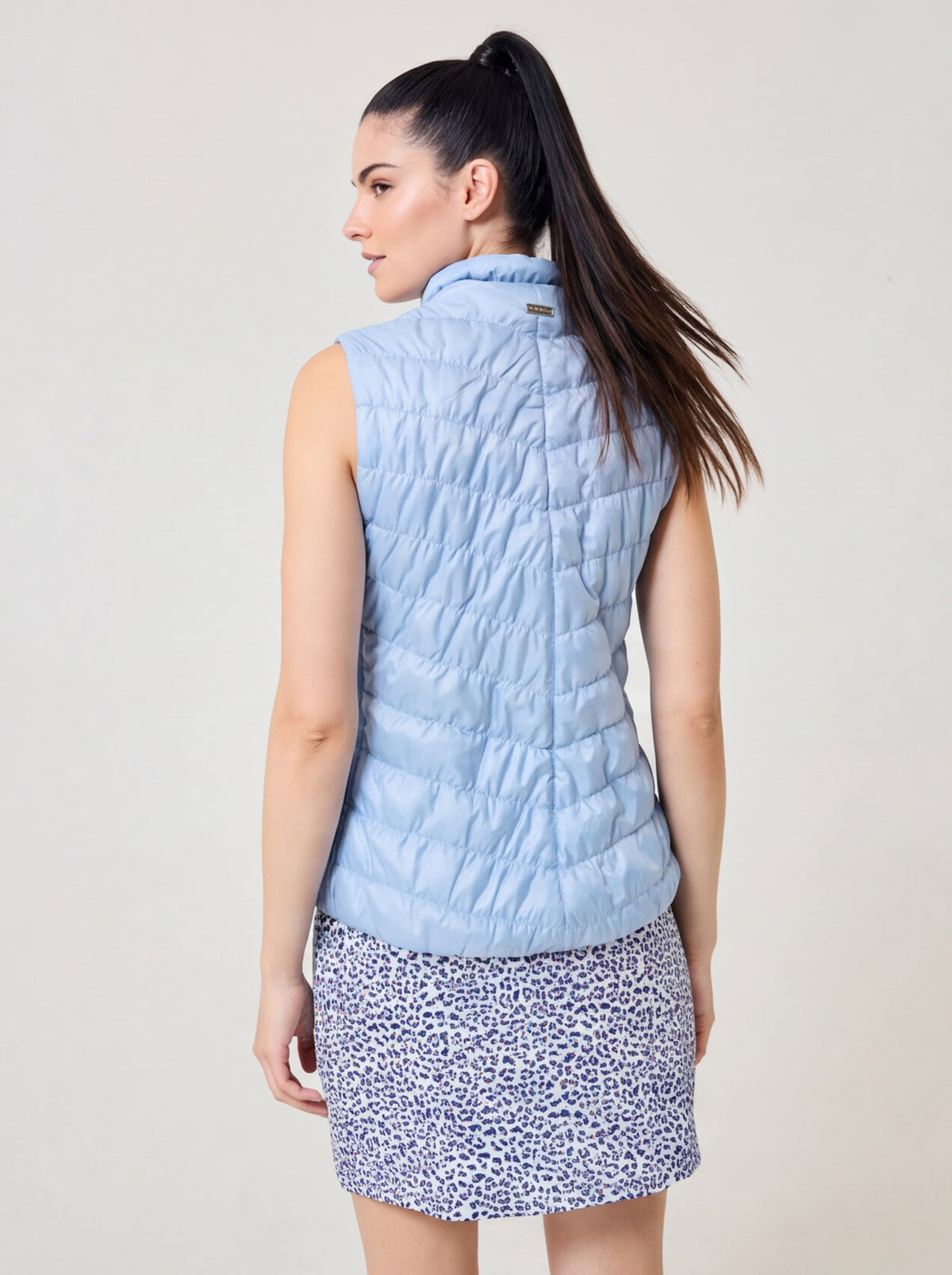 Heritage Vest Arctic Blue Soft Chalet — shop back detail