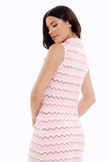Elina Ice Sleeveless - Chevron Swing