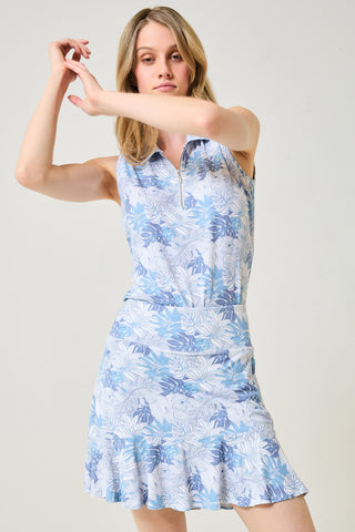 Elina Ice Sleeveless - Arctic Palm