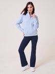 Clubhouse Half Zip Arctic Blue Soft Chalet — shop front alternate