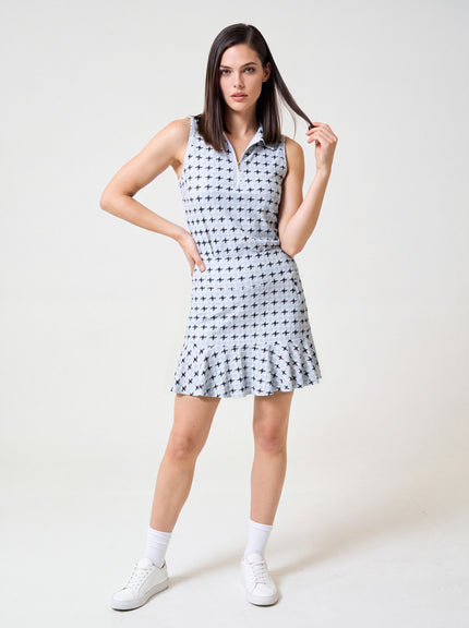 Flare Ice Skort Plaid Soft Chalet — shop front hero with Elina