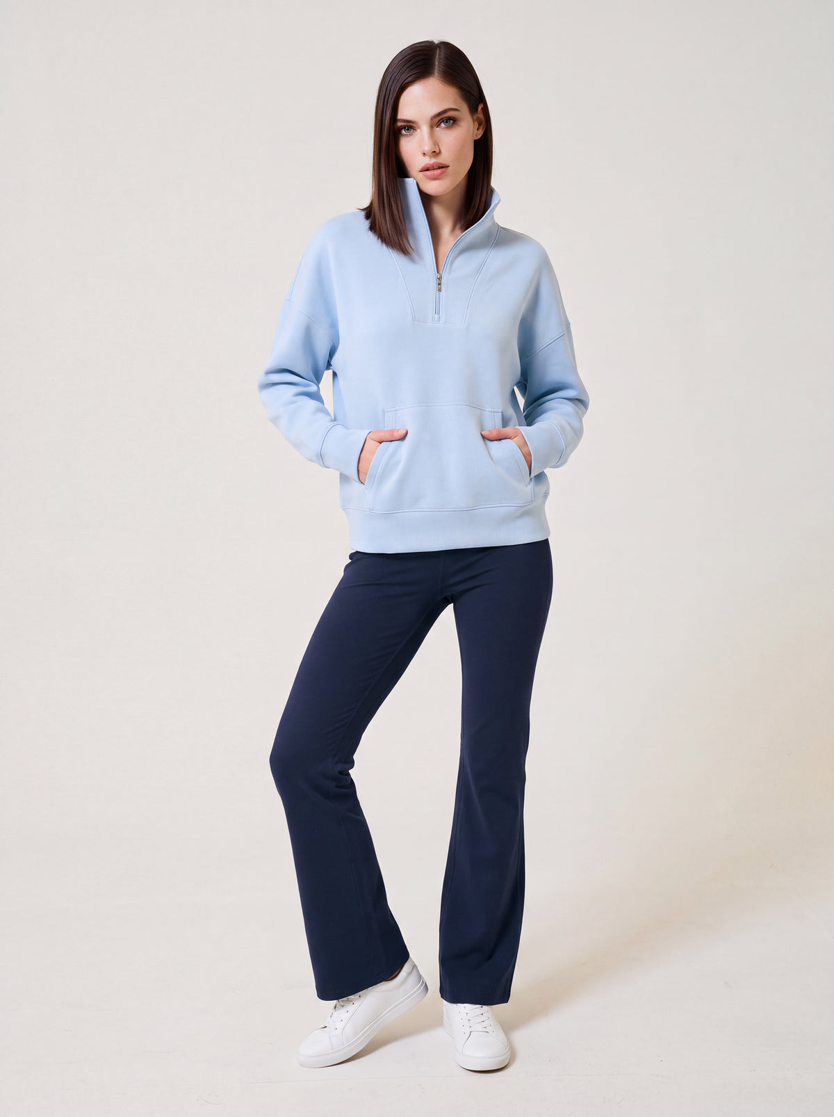 Clubhouse Half Zip Arctic Blue Soft Chalet — shop front hero
