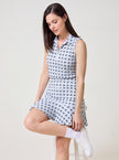 Elina Ice Sleeveless Plaid Soft Chalet — shop seated