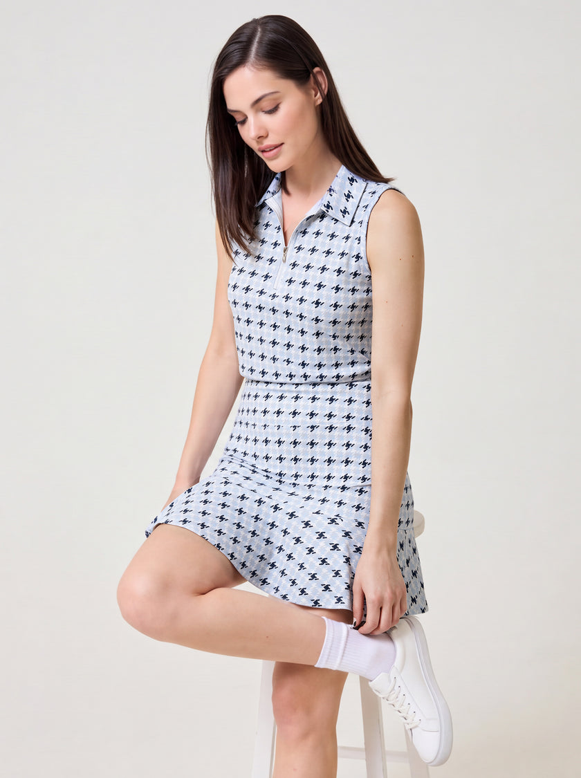 Elina Ice Sleeveless Plaid Soft Chalet — shop seated