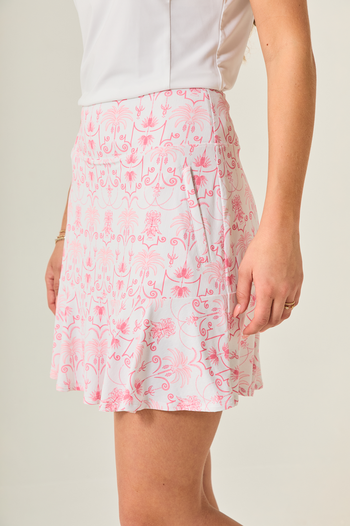 Flare Ice Skort - Vintage Palm