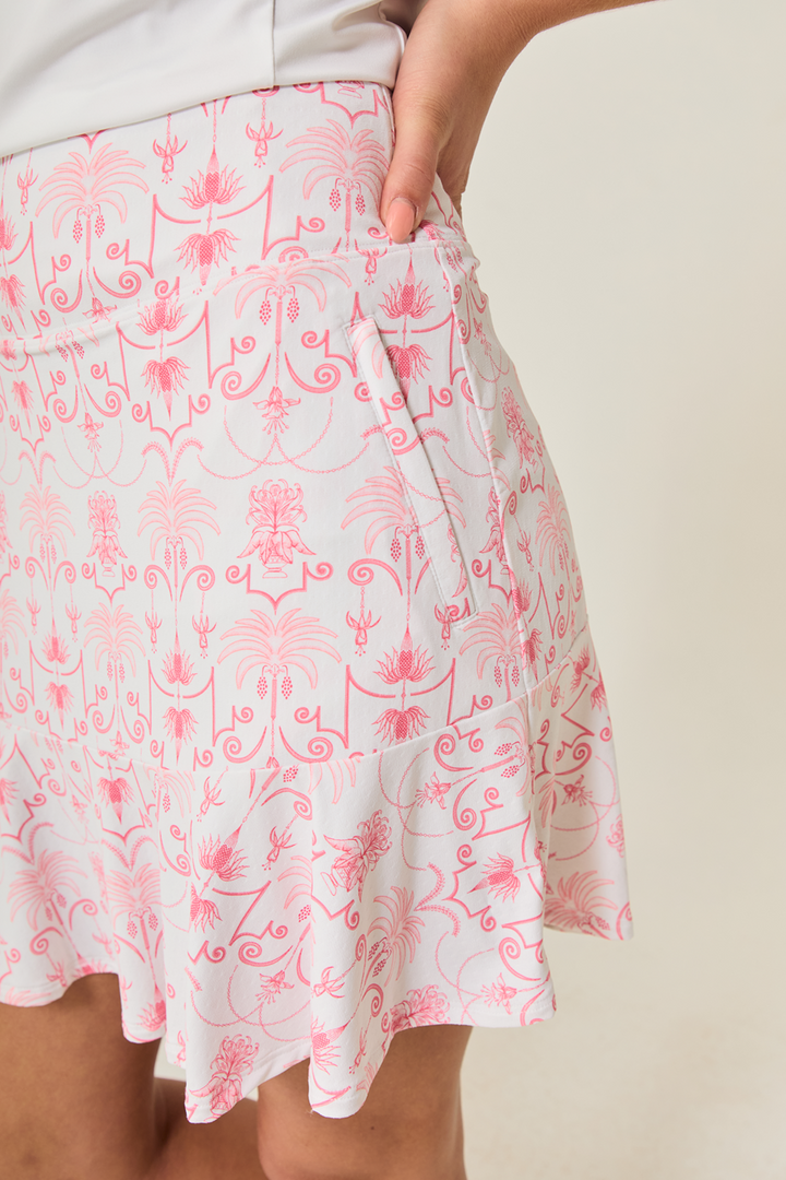 Flare Ice Skort - Vintage Palm
