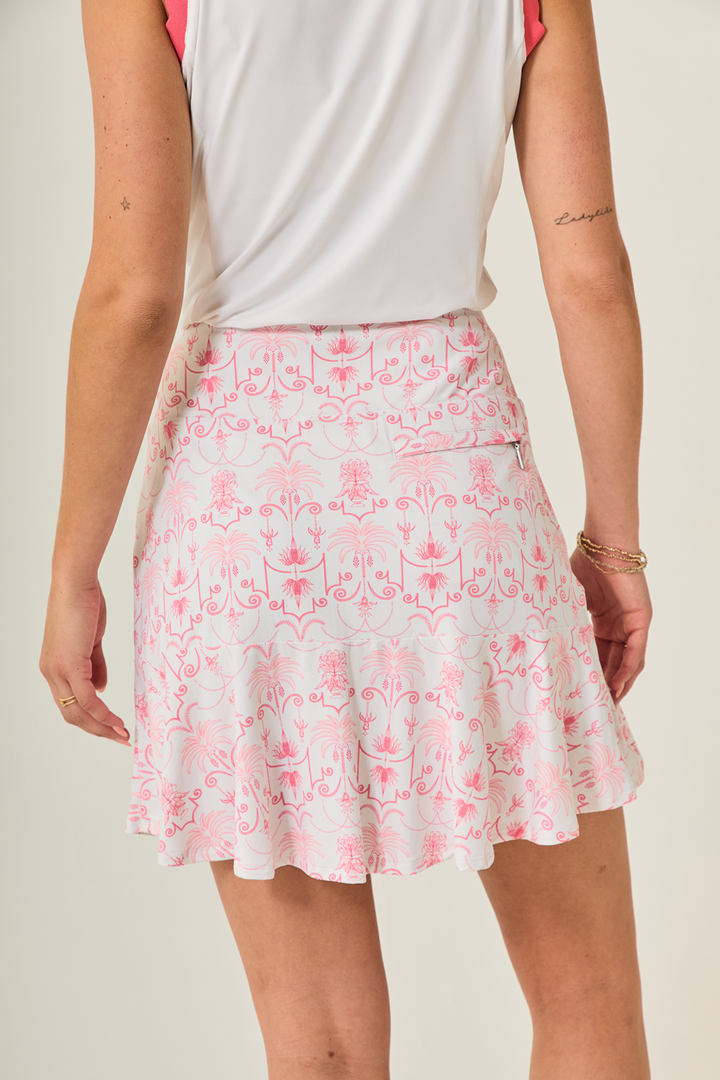 Flare Ice Skort - Vintage Palm