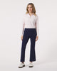 Jackie Cropped Flare Pant - Classic Navy