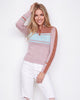 Autumn Sweater - Copper / White