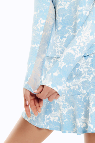 Georgia Ice Long Sleeve- Water Hyacinth