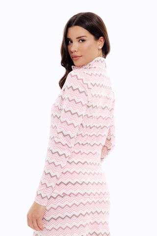 Georgia Long Sleeve - Chevron Swing