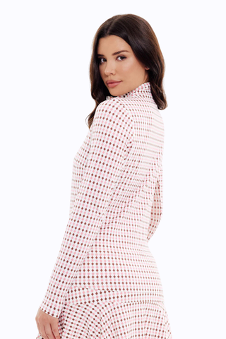 Georgia Long Sleeve - Rose Diamonds
