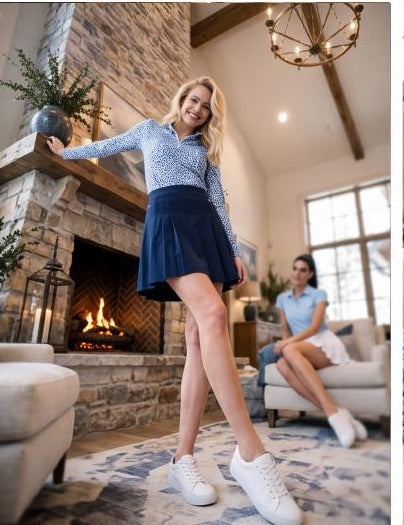 Georgia Ice Snow Leopard — fireplace lifestyle