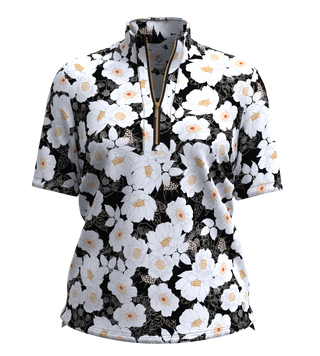 Lucy Short Sleeve - BLACK NIGHT FALL FLORAL