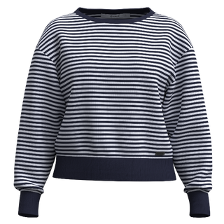 Maritime Stripe Sweater - WHITE