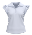 Harper Ruffle Sleeve - White