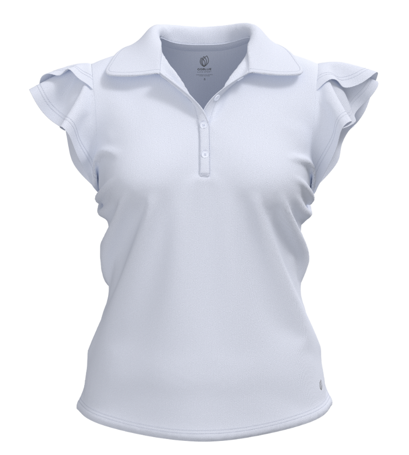 Harper Ruffle Sleeve - White