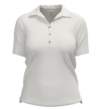 Classic Polo Shirt for Club Logo - SNOW WHITE