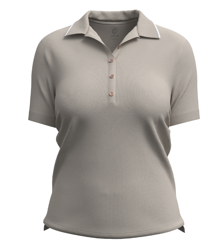 Classic Polo Shirt for Club Logo - STONE