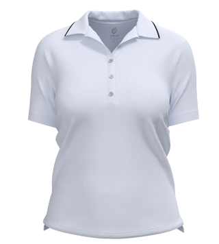 Classic Polo Shirt - WHITE/NAVY