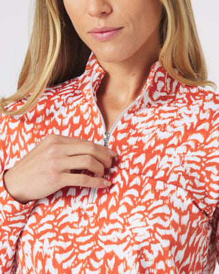 Georgia Ice Long Sleeve Shirt - Pumpkin Lace