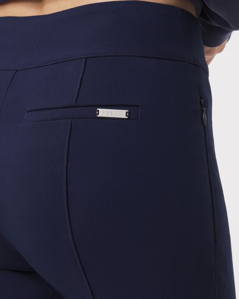 Jackie Cropped Flare Pant - Classic Navy
