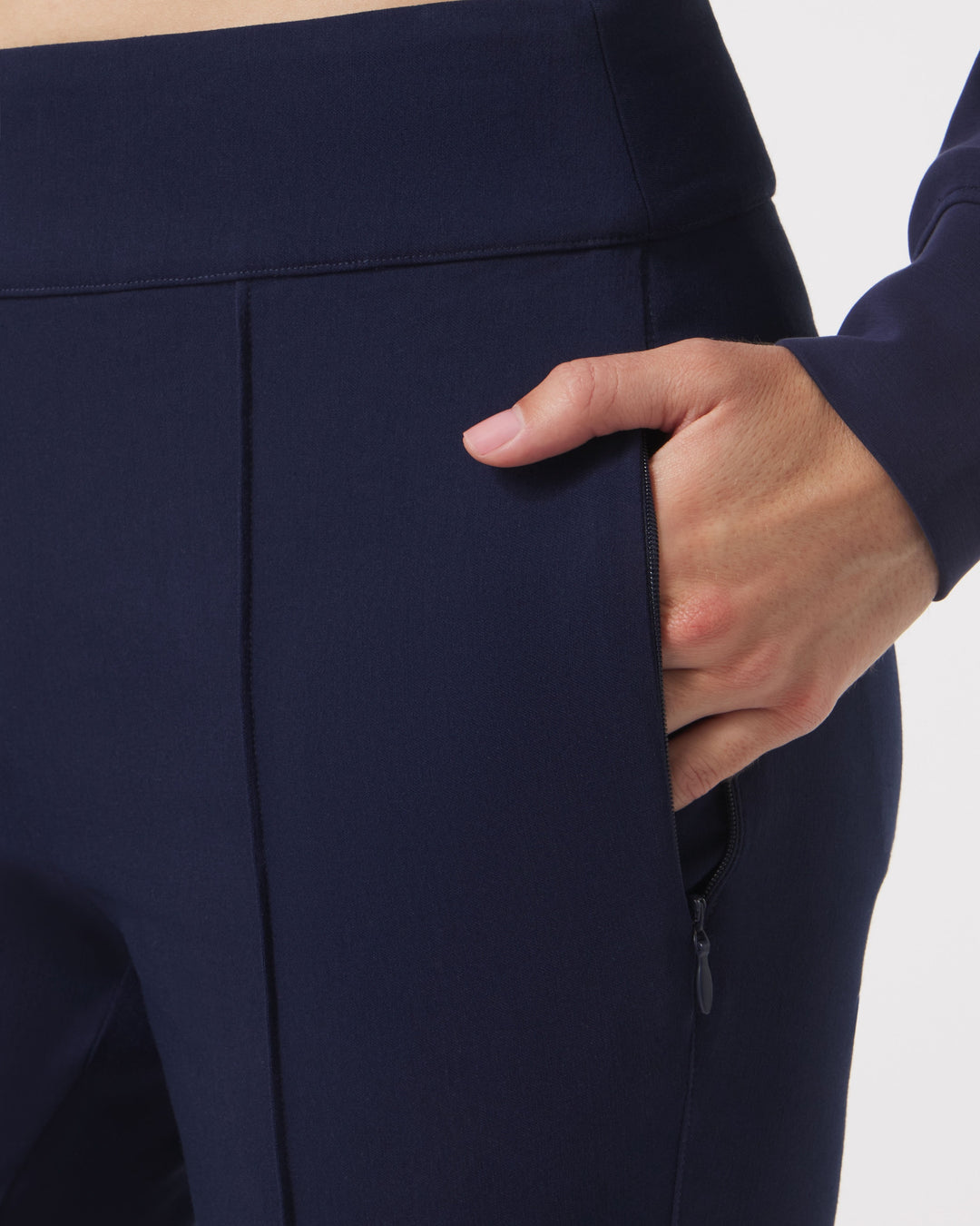 Jackie Cropped Flare Pant - Navy