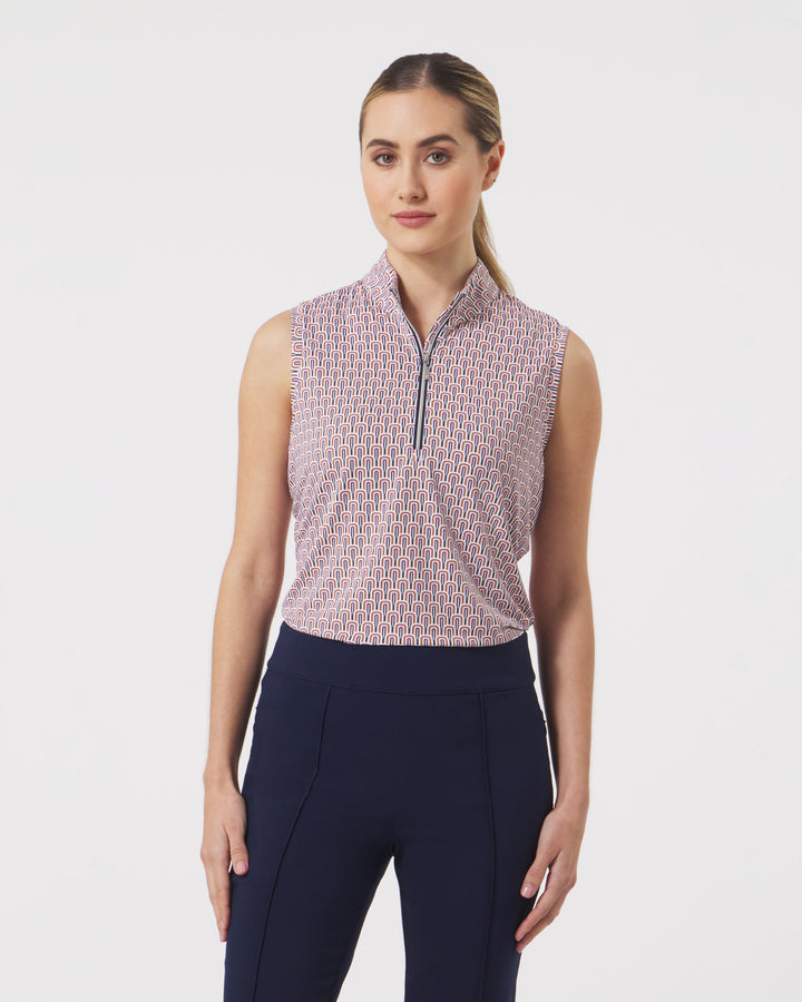 Tess Ice Sleeveless - Modern Geo