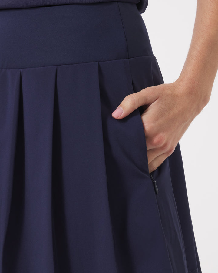Classic Skort 18in - Classic Navy