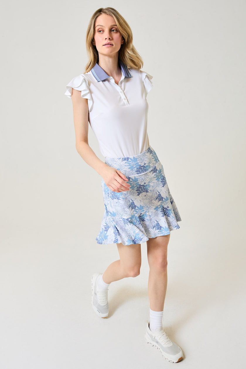 Harper Luxe - White / Crystal Blue