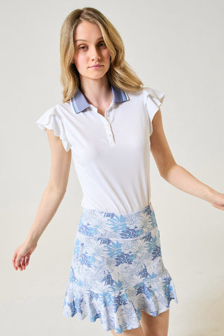 Harper Luxe - White / Crystal Blue