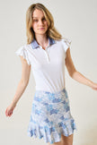 Harper Luxe - White / Crystal Blue