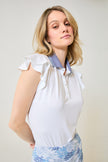 Harper Luxe - White / Crystal Blue