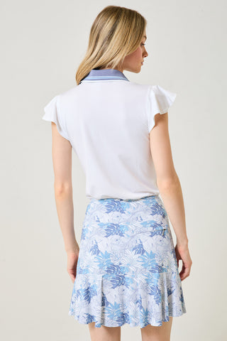 Harper Luxe - White / Crystal Blue