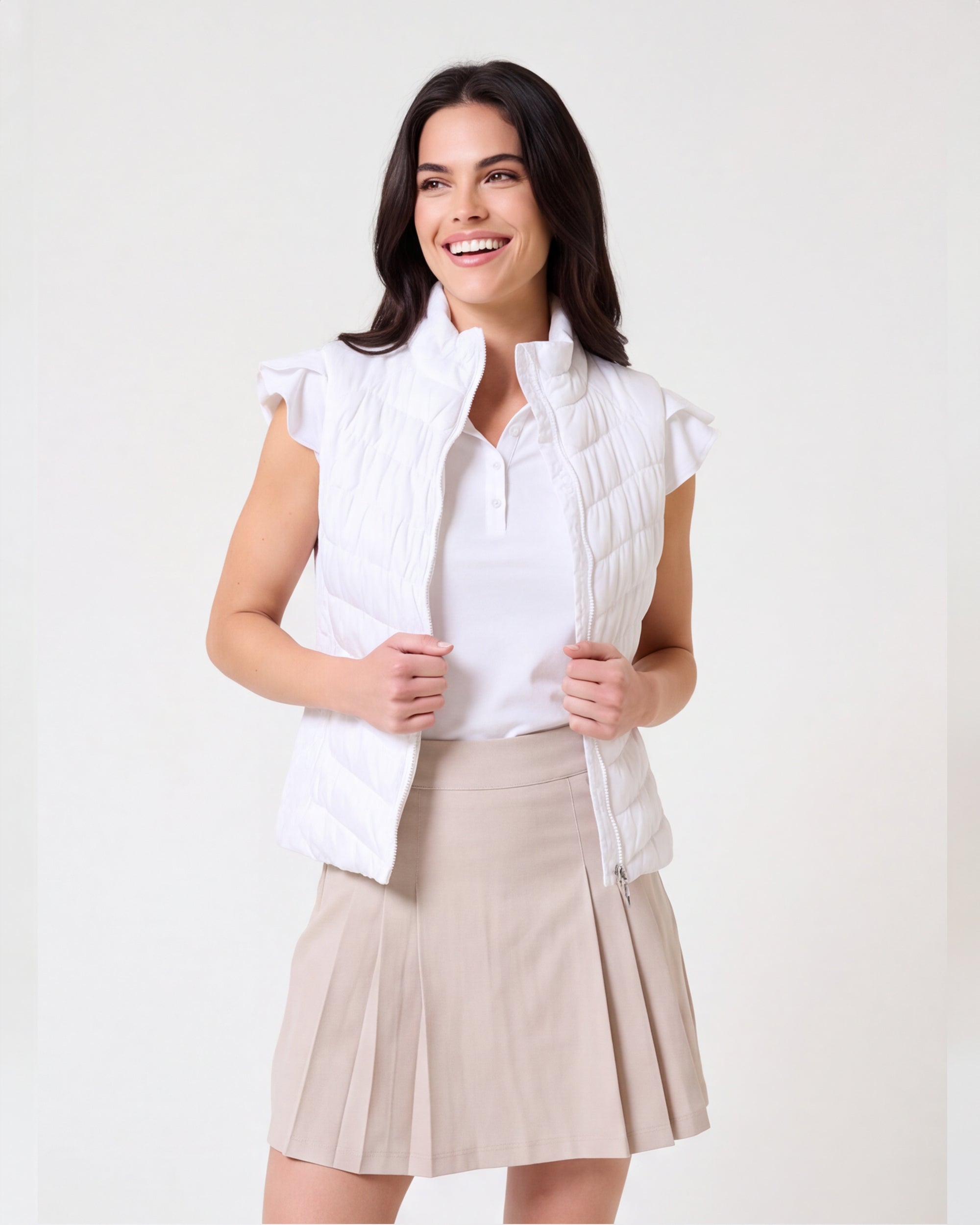 Heritage Vest - White