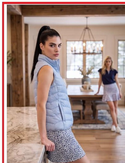 Harlo Snow Leopard skort — side lifestyle