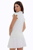 Harper Ruffle Sleeve - Snow White