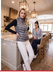 Heritage Vest Grey Snow Leopard — kitchen lifestyle