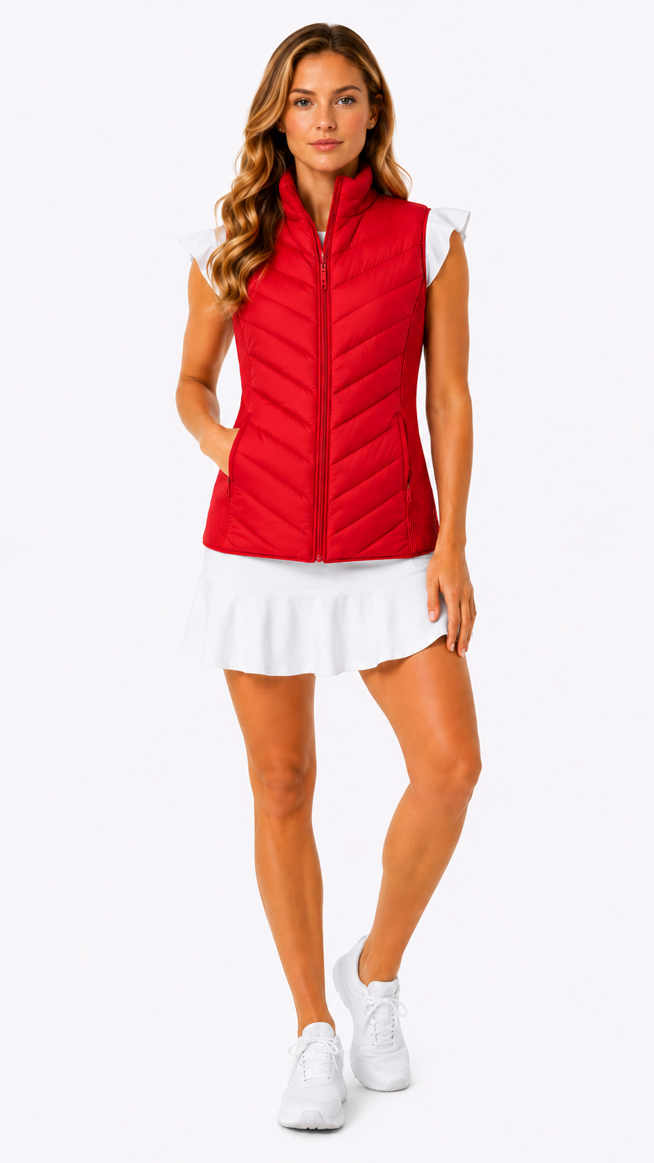 Heritage Vest - Scarlet
