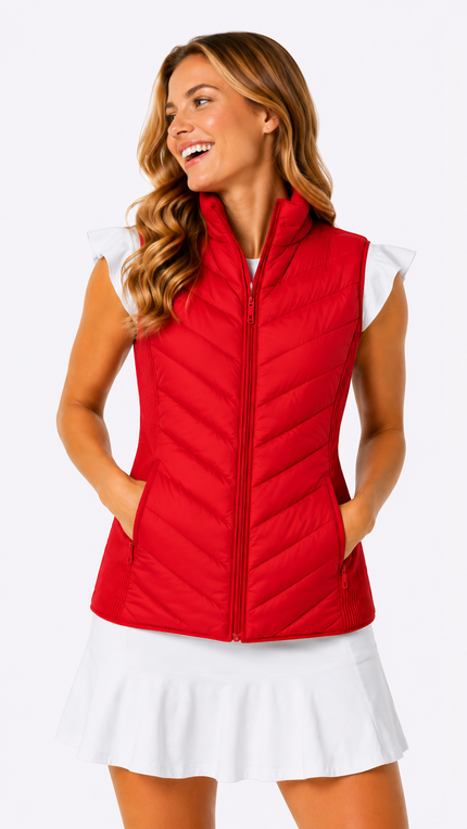 Heritage Vest - Scarlet