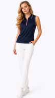Jackie Cropped Flare Pant - White